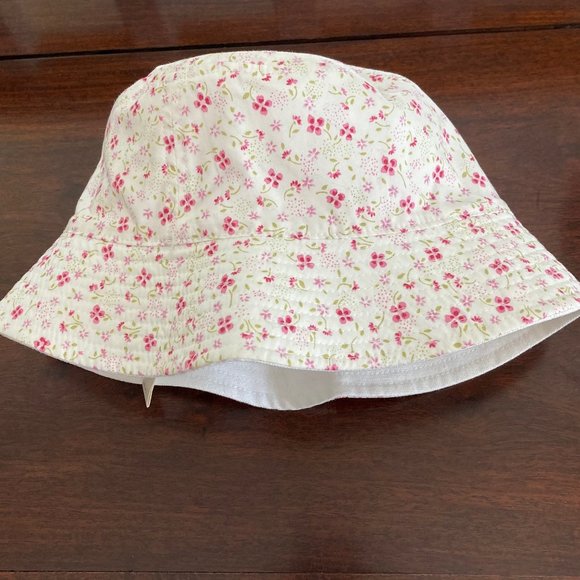 L.L. Bean Little Girls Floral Bucket Hat • New With Tags - Picture 2 of 6